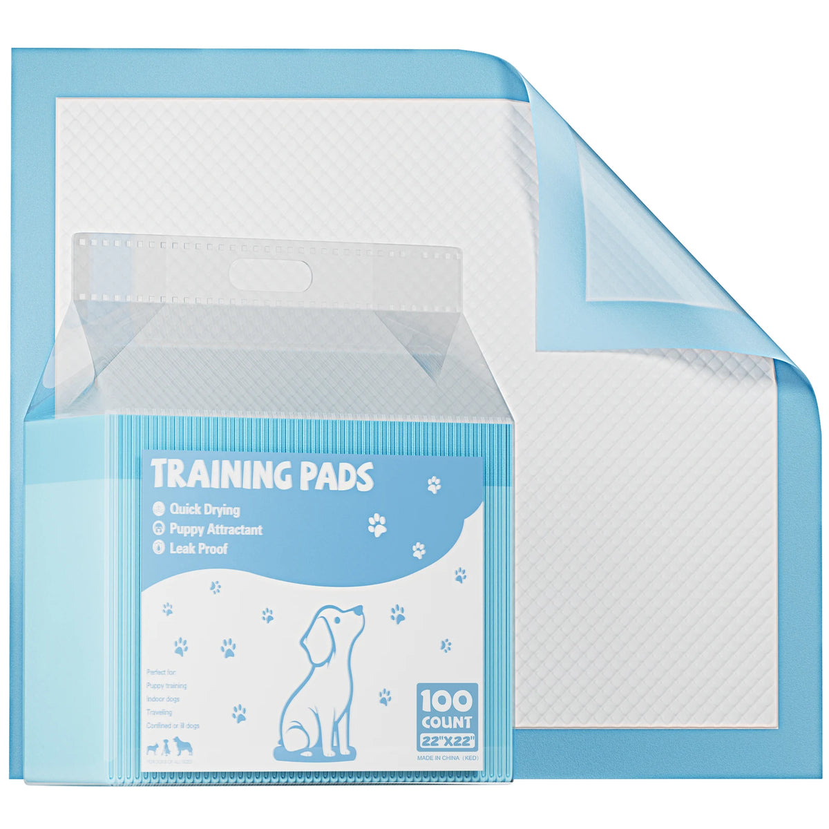 Leakproof Disposable Pet Training Pads Quick Drying Absorbent Surface