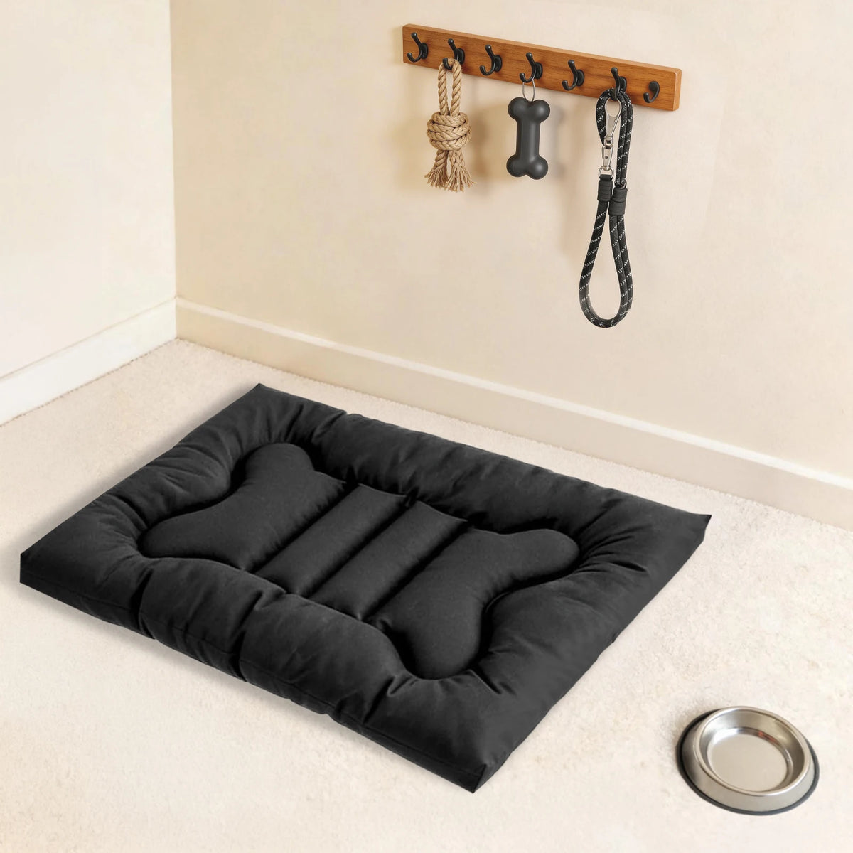 Heavy Duty Chew Proof Dog Bed Durable Waterproof Pet Crate Pad