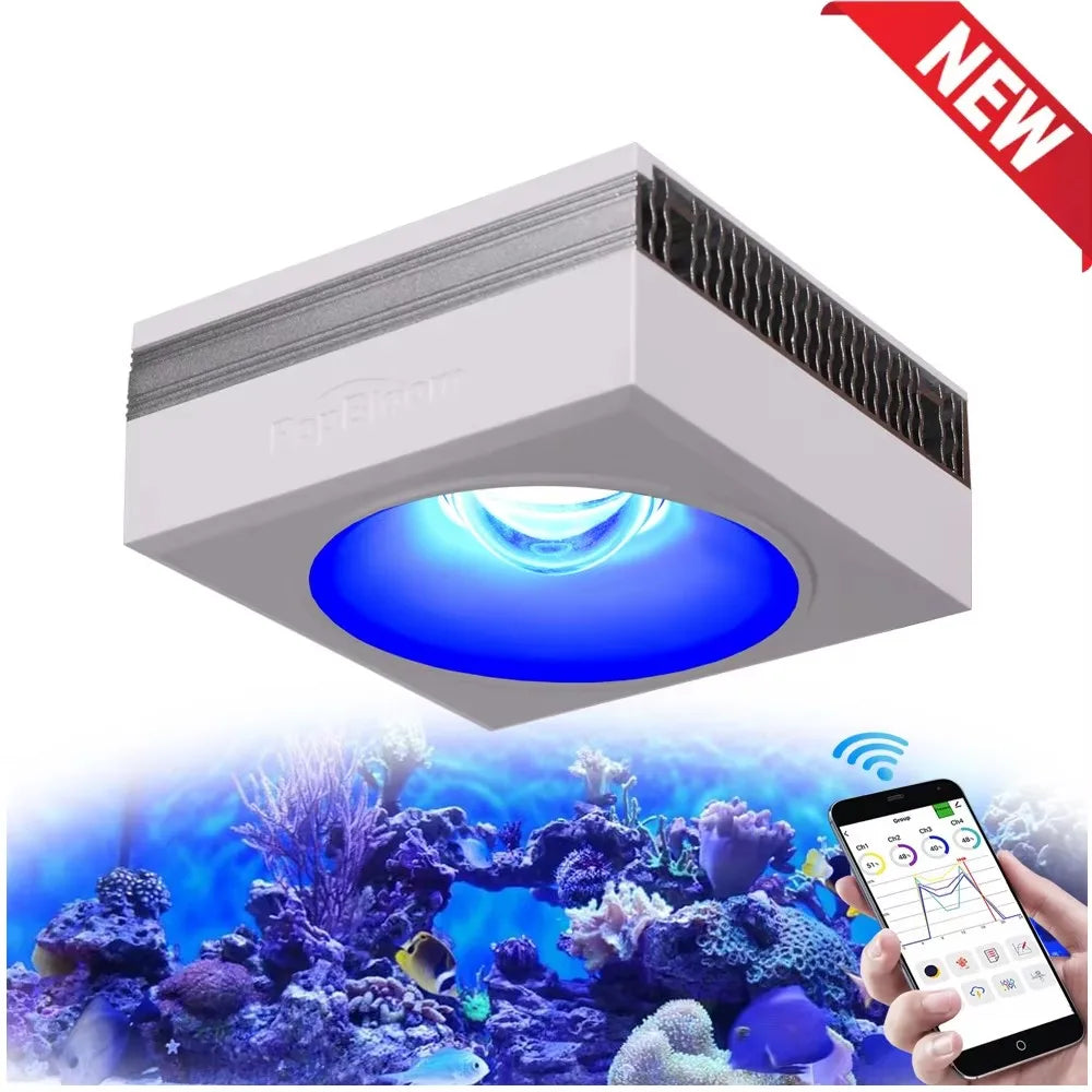 PopBloom RL90 WiFi LED Aquarium Light For Saltwater Reef