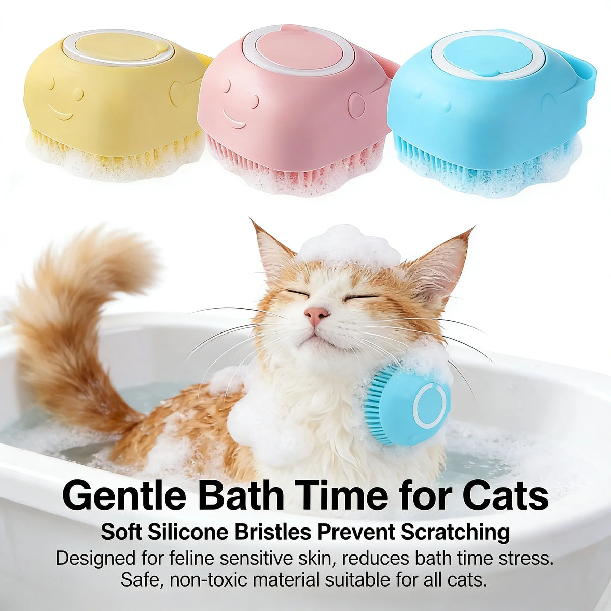 Soft Pet Bath Gloves For Dogs And Cats Grooming Brush