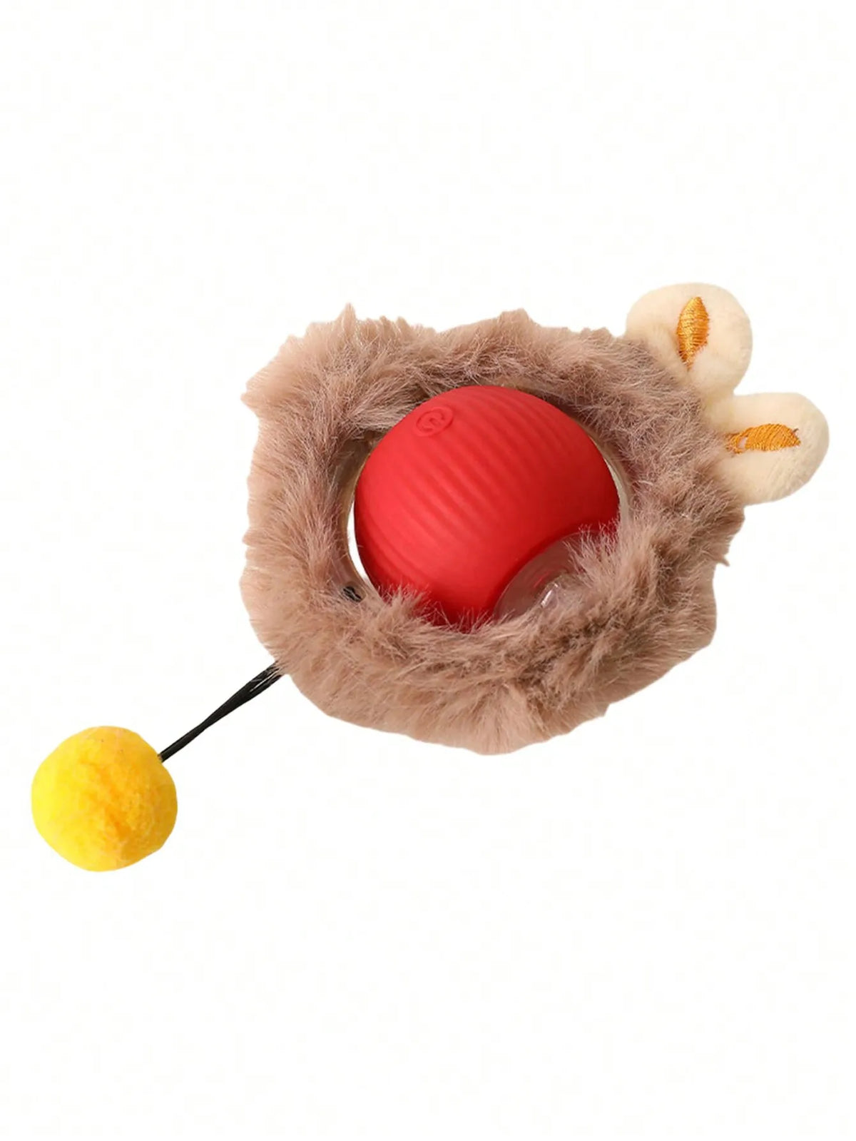 Electric Cat Chasing Ball Toy With Led Lights Usb Rechargeable