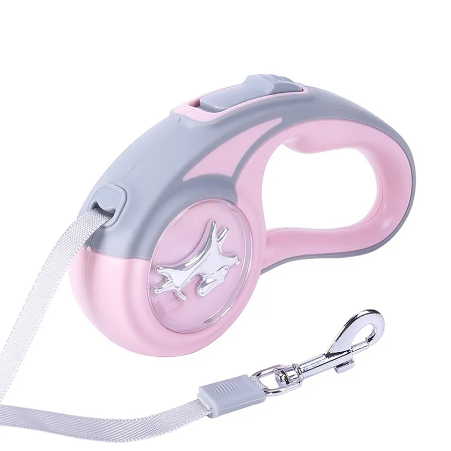 Automatic Extendable Smart Dog Leash With Plastic Body For Puppy