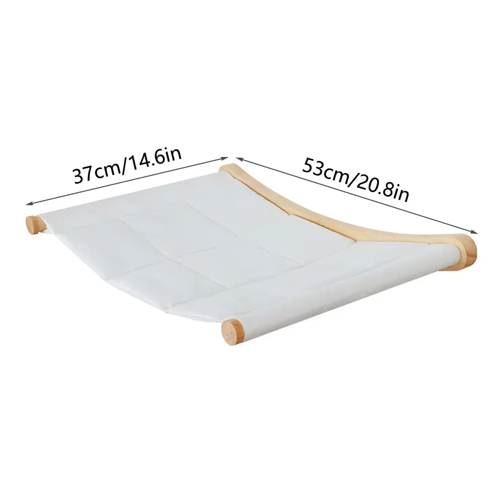 CWV Wall Mounted Cat Hammock With Climbing Shelves And Scratchers