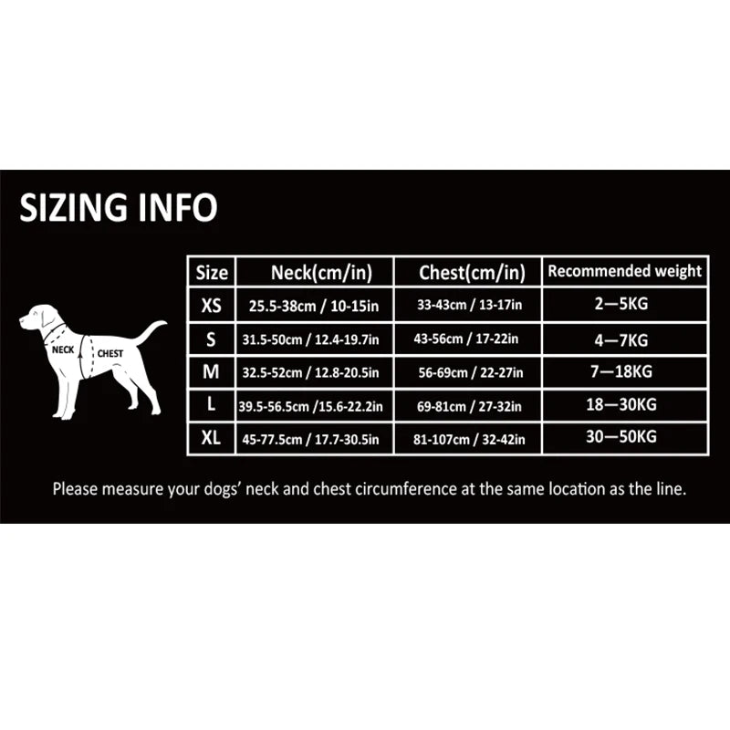 TrueLove Reflective Nylon Dog Harness Adjustable No Pull Design