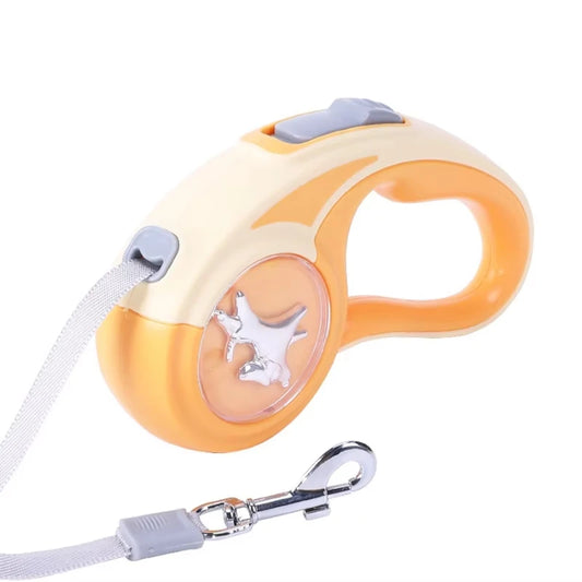Automatic Extendable Smart Dog Leash With Plastic Body For Puppy