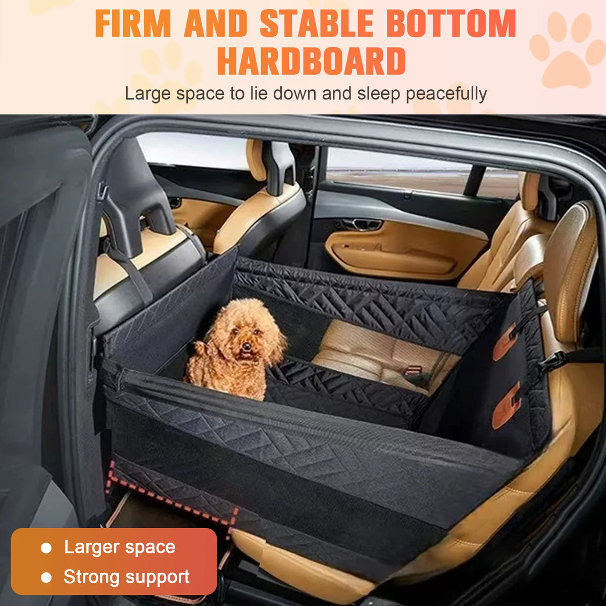 Waterproof Nonslip Dog Back Seat Cover For All Vehicles