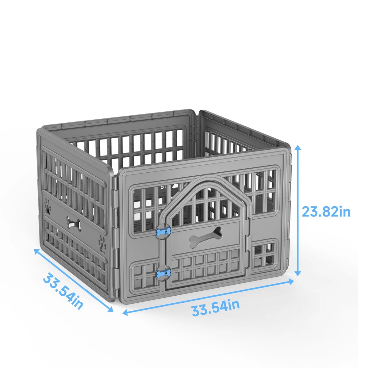 Premium Foldable Plastic Pet Playpen For Indoor Outdoor Dogs