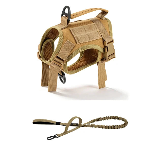 Tactical Escape Proof Cat Harness And Leash Set With Handle