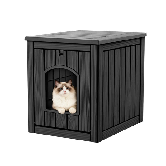 Resin End Table Cat House And Waterproof Pet Kennel