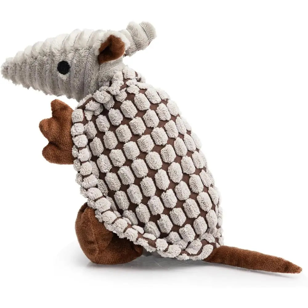 Hollypet Armadillo Squeaky Dog Toy For Playful Chewers