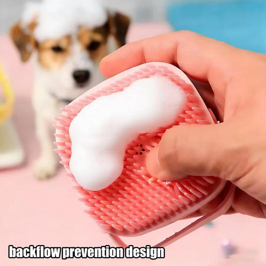 Soft Pet Bath Gloves For Dogs And Cats Grooming Brush