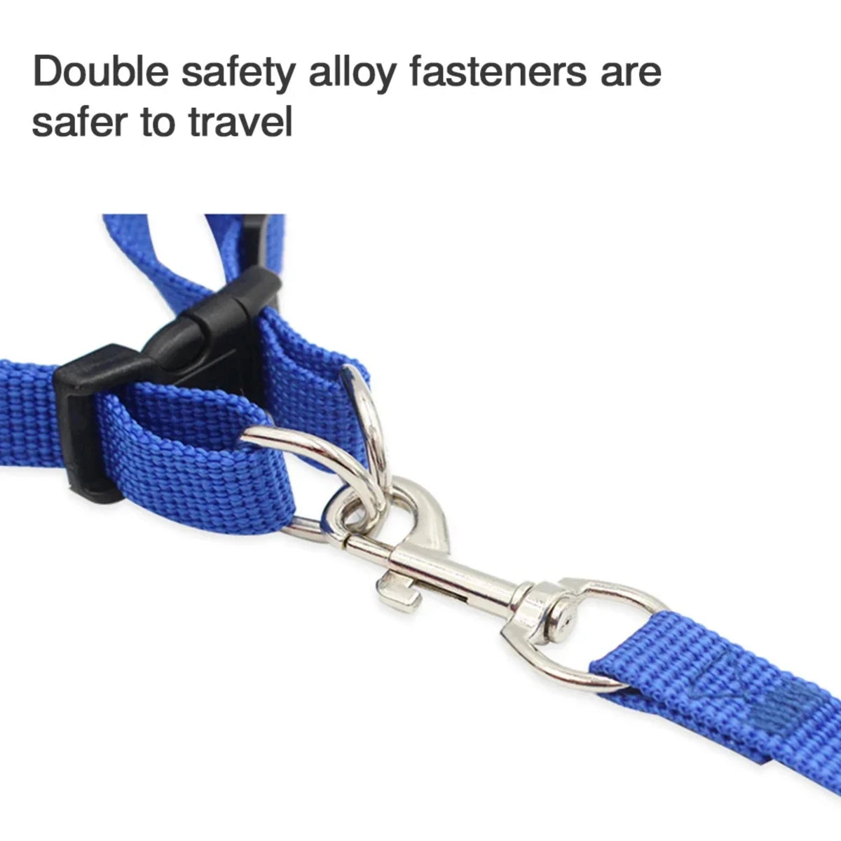 Reflective Adjustable Dog Harness With Safety Leash And Vest Set