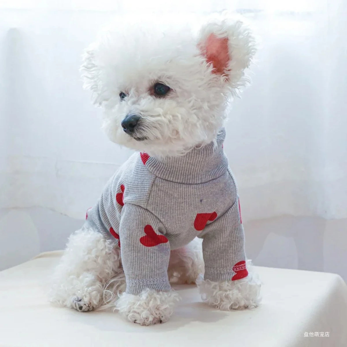 Love Printed Pet Shirt For Dogs And Cats All Seasons