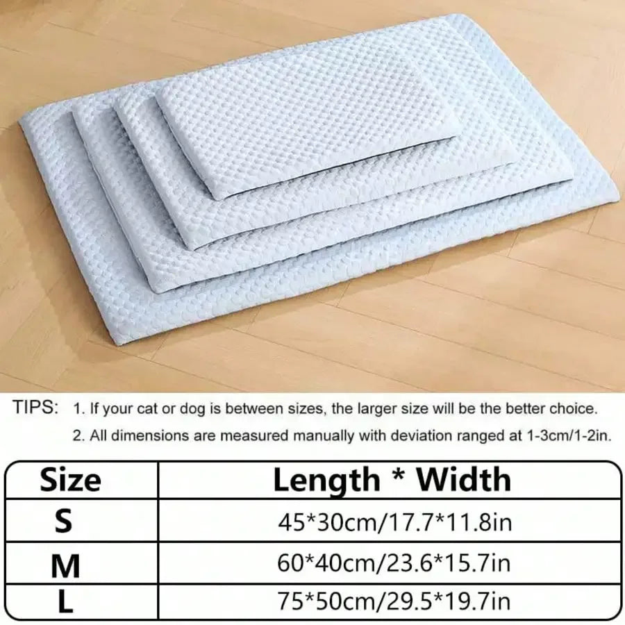 Breathable Cooling Pet Bed With Thick Supportive Padding