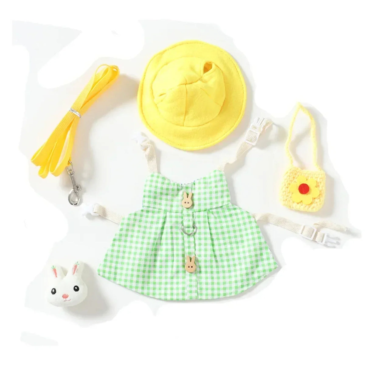 Small Animal Harness Leash Set For Outdoor Guinea Pigs