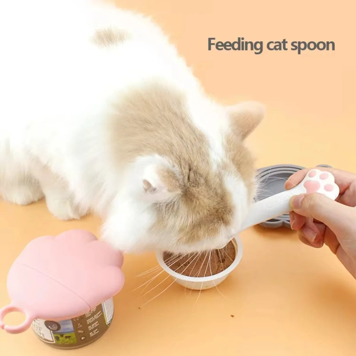 Multipurpose Wooden Pet Food Can Opener And Feeding Spoon