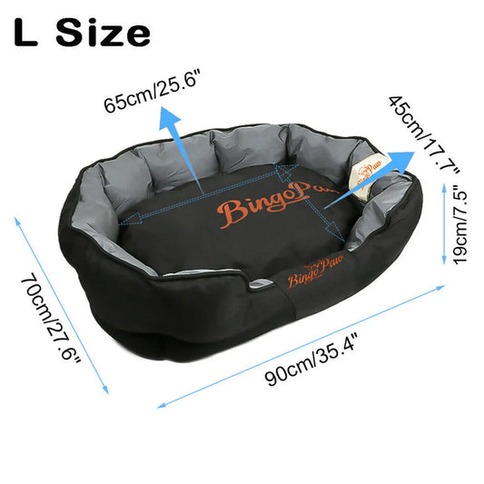 Borwart Orthopedic Waterproof Dog Bed With Removable Washable Cushion
