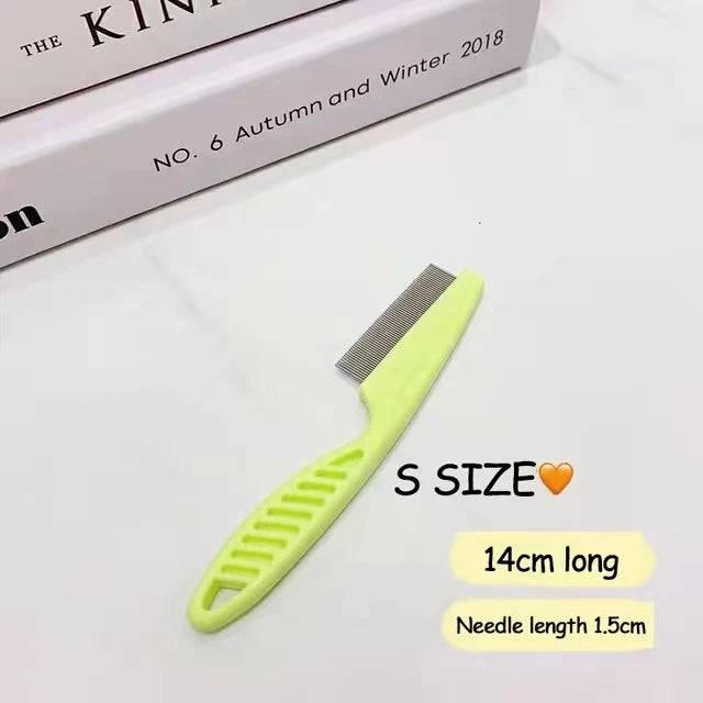 Professional Stainless Steel Pet Grooming Comb For Cats And Dogs