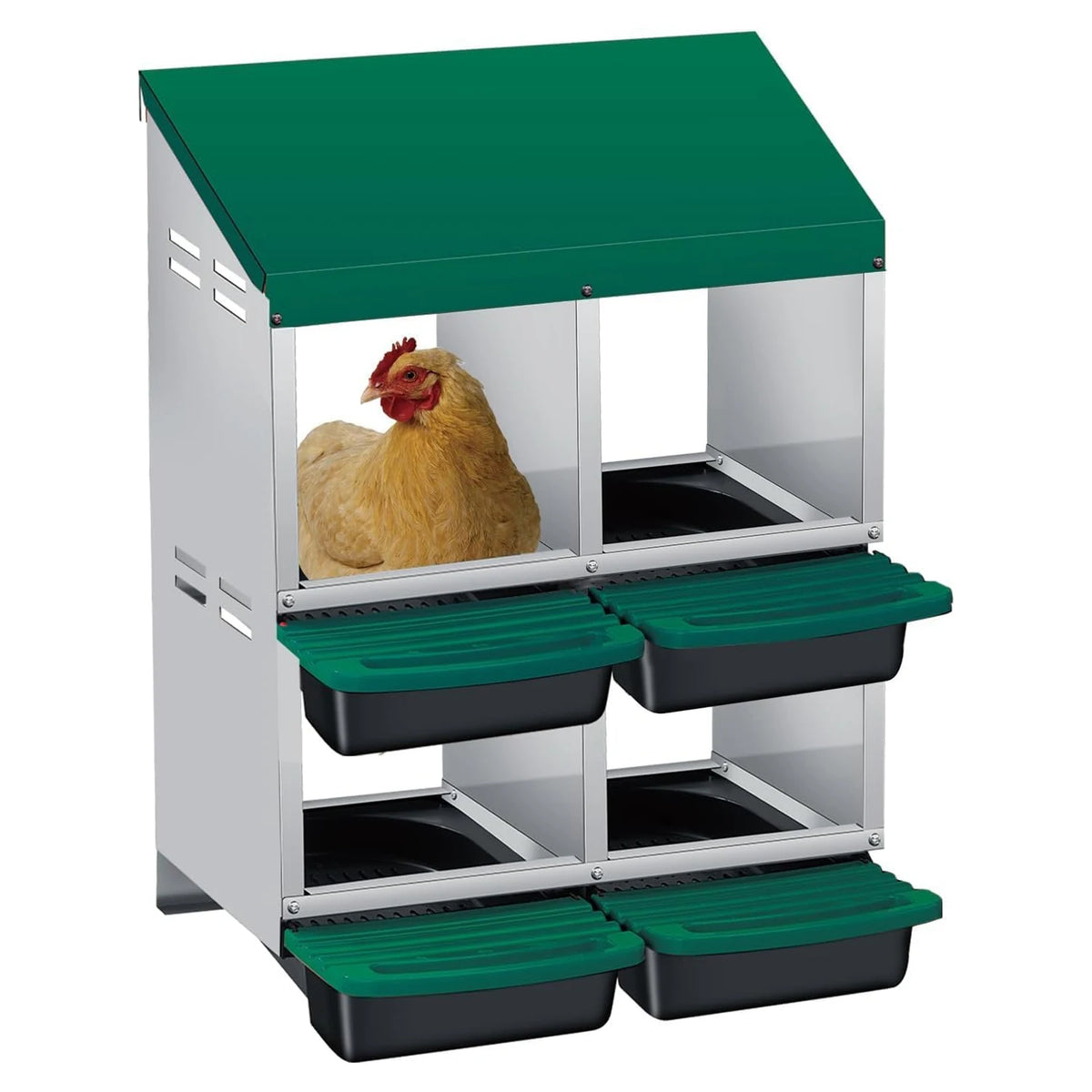 TWISTER.CK Automatic Roll Out Egg Collection Chicken Nesting Box