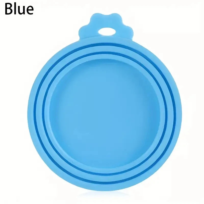 Reusable Silicone Pet Food Can Lids For Fresh Preservation