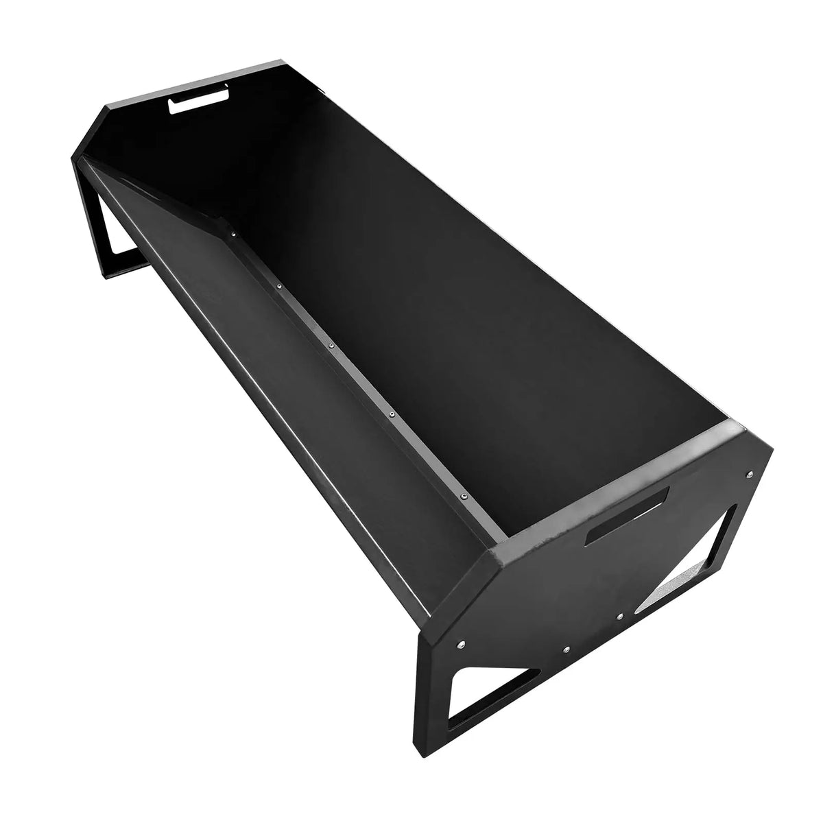 HiMISS Heavy Duty Galvanized Steel Livestock Hay Feeder Trough