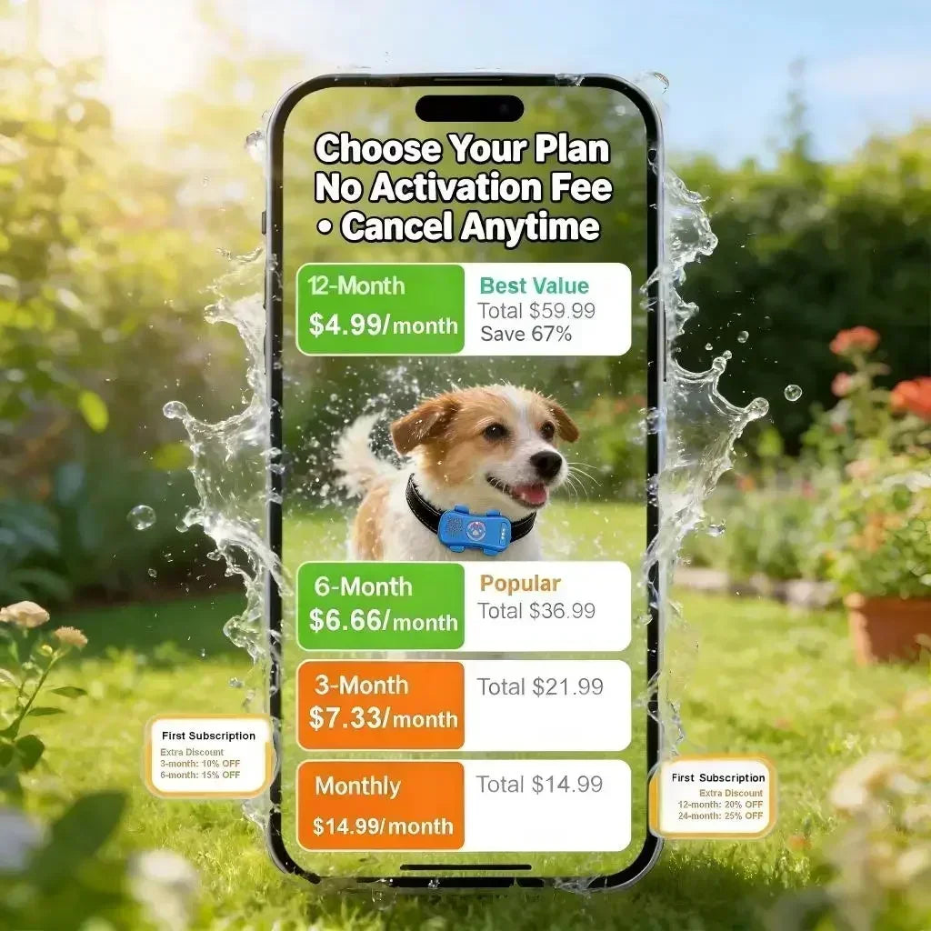 WANWAYTECH 4G GPS Pet Tracker With Real Time Location Alerts