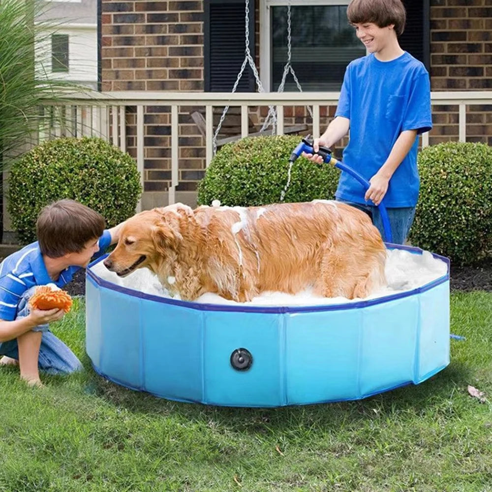 CWV Foldable Dog Pool Waterproof Bathing Tub Grooming Station
