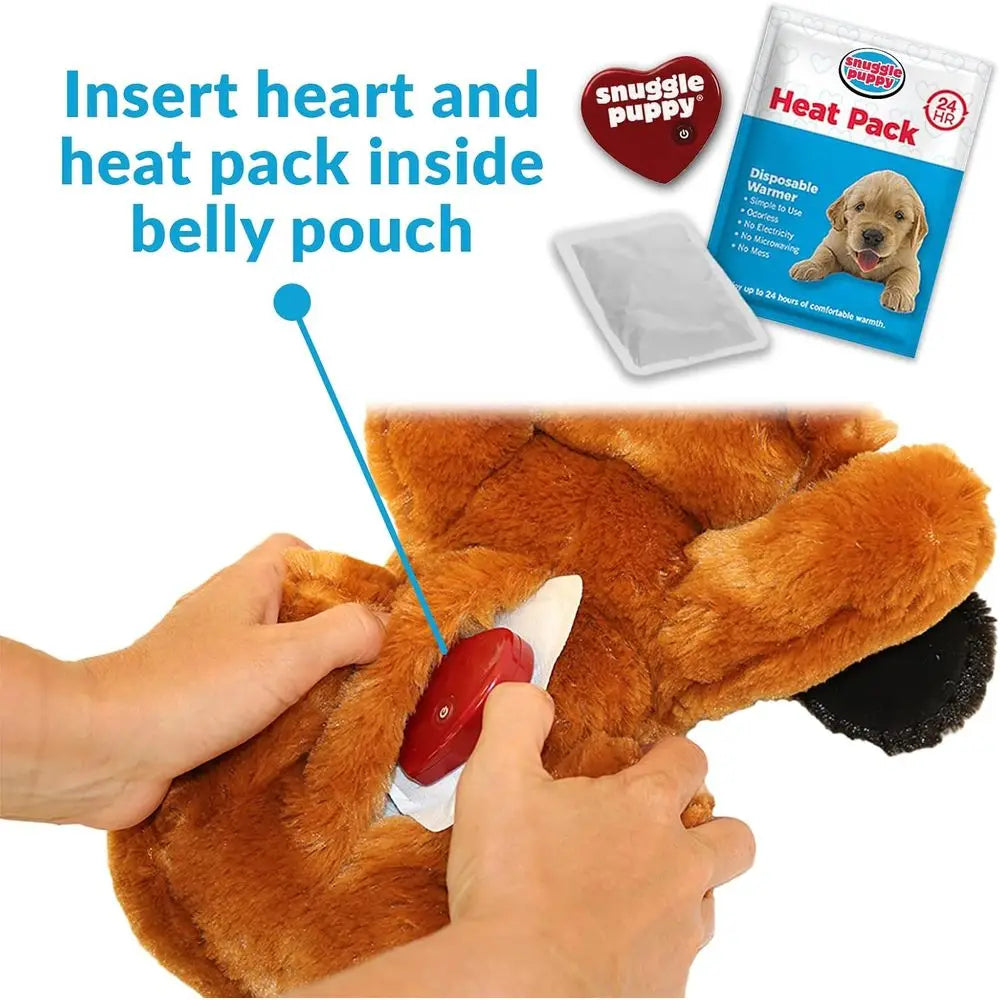 Heartbeat Puppy Toy With Real Feel Pulse And Heat Pack
