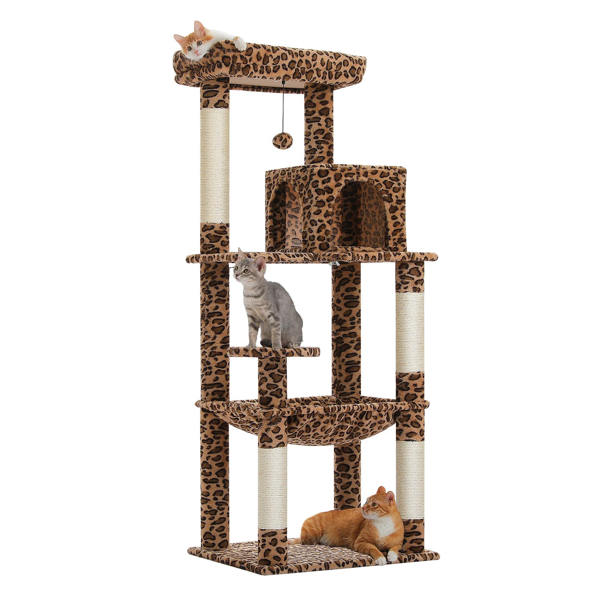 PAWZ Road Multi Level Cat Tower With Sisal Scratching Posts