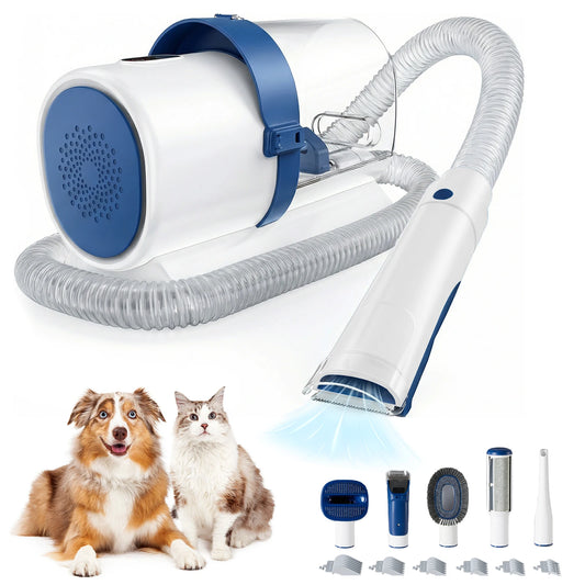 Professional Pet Grooming Vacuum Kit With Low Noise Clippers
