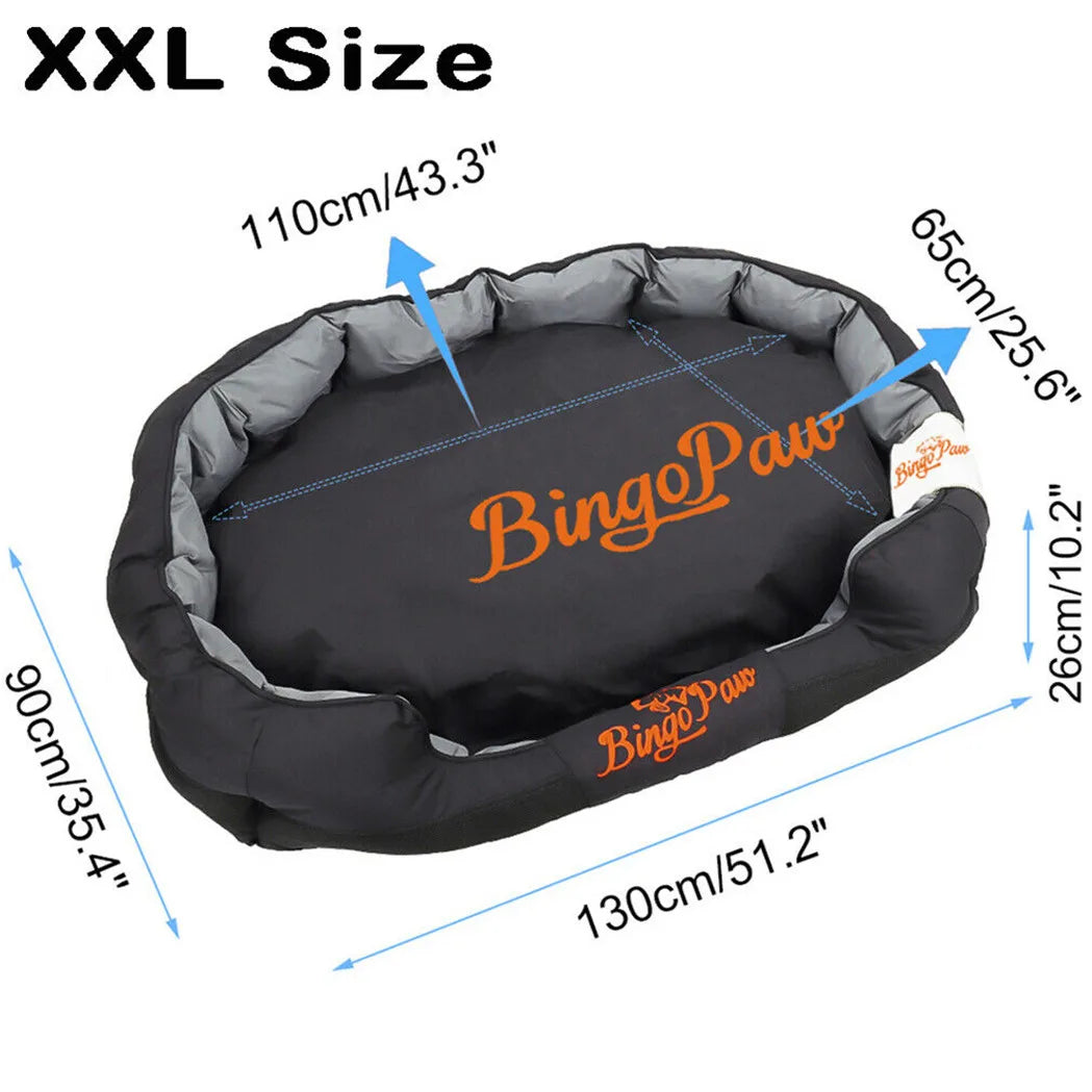 Borwart Orthopedic Waterproof Dog Bed With Removable Washable Cushion