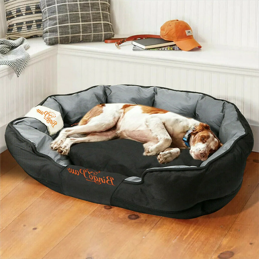 Borwart Orthopedic Waterproof Dog Bed With Removable Washable Cushion