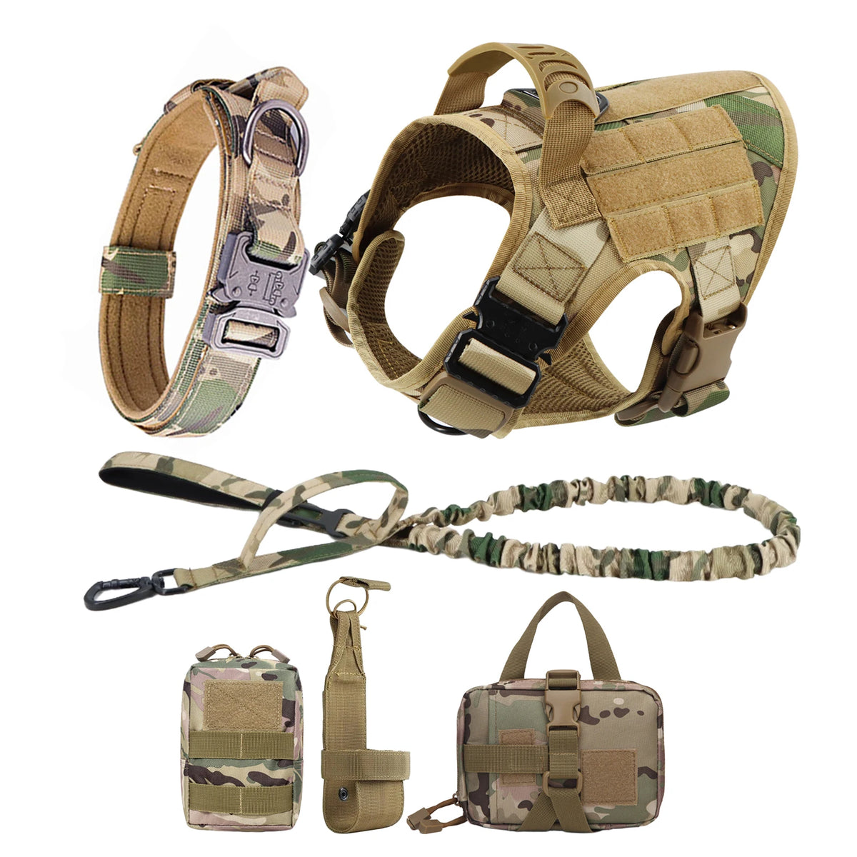 Nylon Dog Harness And Leash Set For Large Breeds Vest