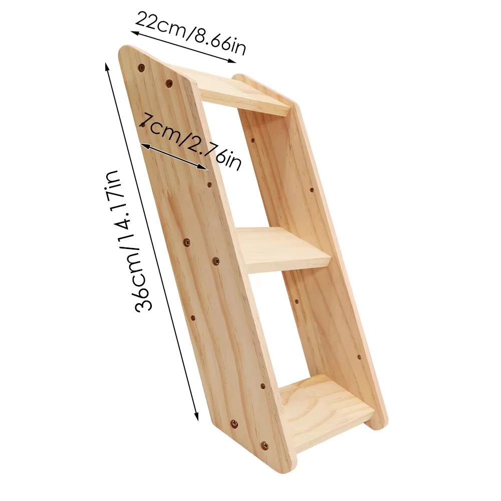 CWV Wall Mounted Cat Shelves With Moon Hammock Star Perches