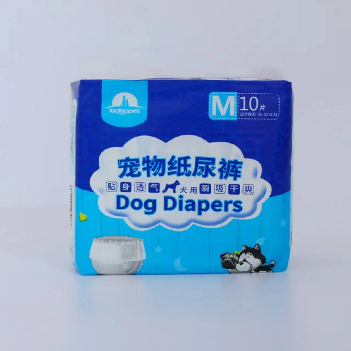 Disposable Breathable Pet Diaper Pants Leakproof Absorbent Protection