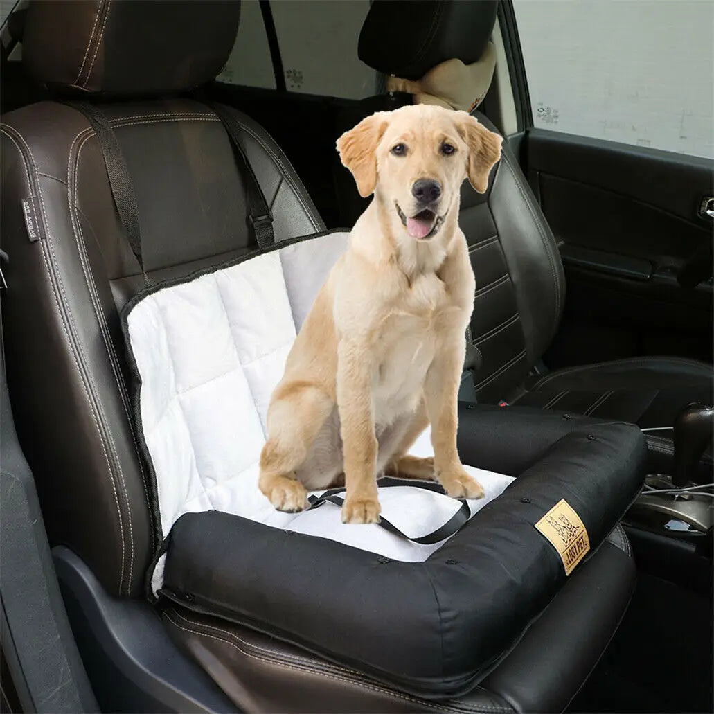 Bingopaw Waterproof Dog Car Seat Bed With Removable Cover