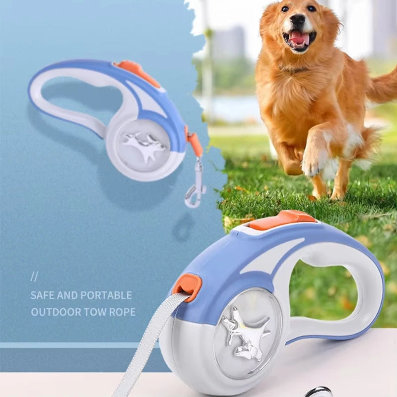 Automatic Extendable Smart Dog Leash With Plastic Body For Puppy