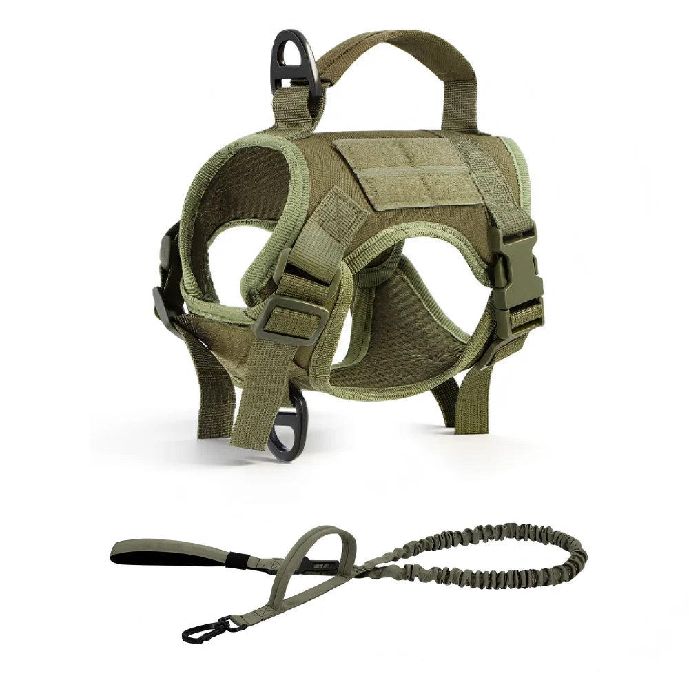 Tactical Escape Proof Cat Harness And Leash Set With Handle