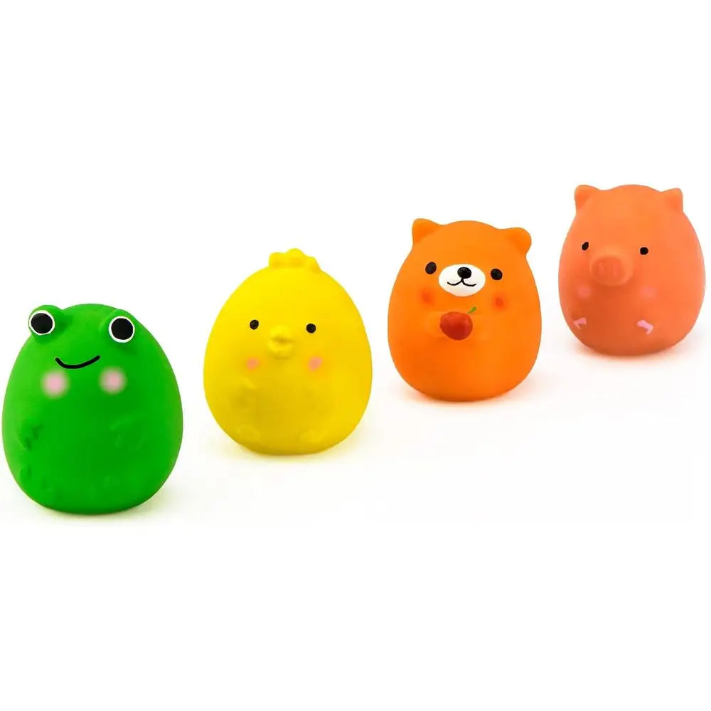 Squeaky Latex Puppy Toys Interactive Dog Fetch Play Set