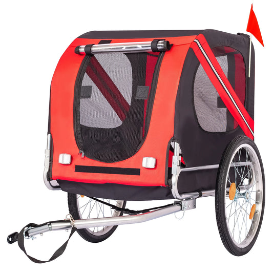 Twister Ck Foldable Dog Bike Trailer With Quick Release Wheels