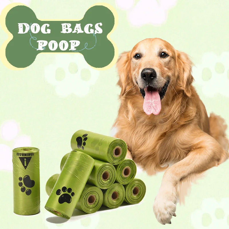 Premium Leak Proof Dog Waste Bags Featuring Durable Paw Print
