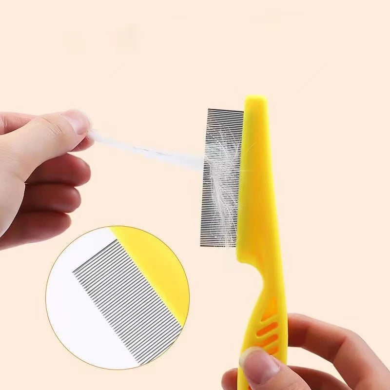 Professional Stainless Steel Pet Grooming Comb For Cats And Dogs