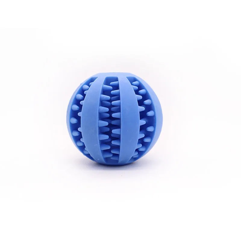 Rubber Interactive Dog Toy Ball for Teething and Chew Training