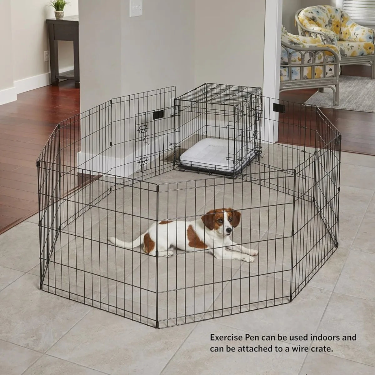 XIUWO Foldable Pet Exercise Pen For Indoor And Outdoor Use
