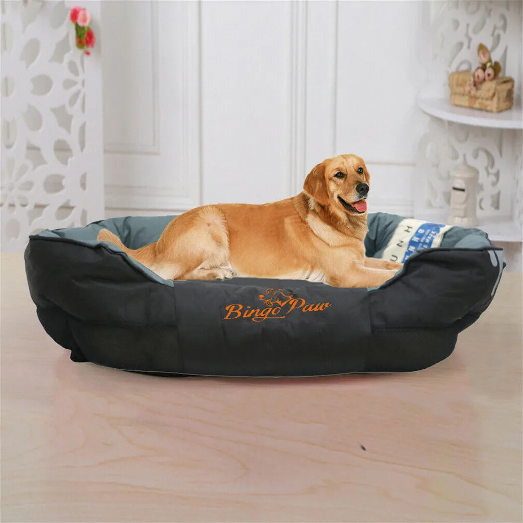 Borwart Orthopedic Waterproof Dog Bed With Removable Washable Cushion