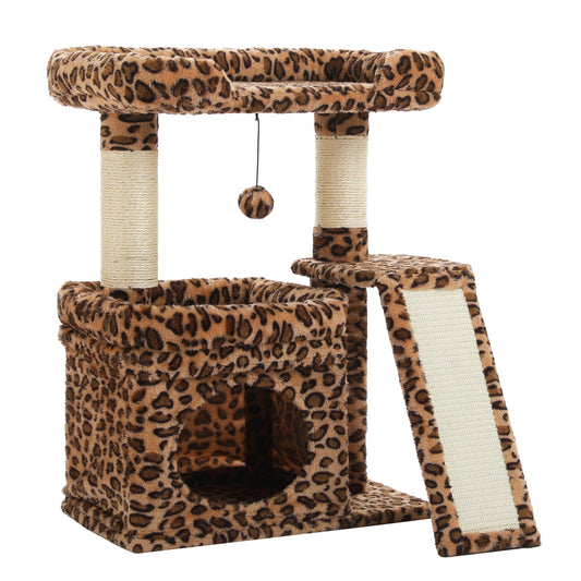 Pawz Road Three Tier Cat Tree With Sisal Scratcher Platform