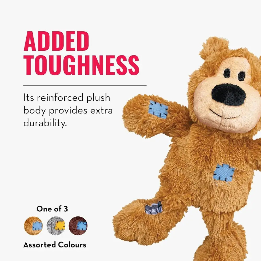 Durable Knotted Rope Plush Bear Dog Toy For Active Chewers