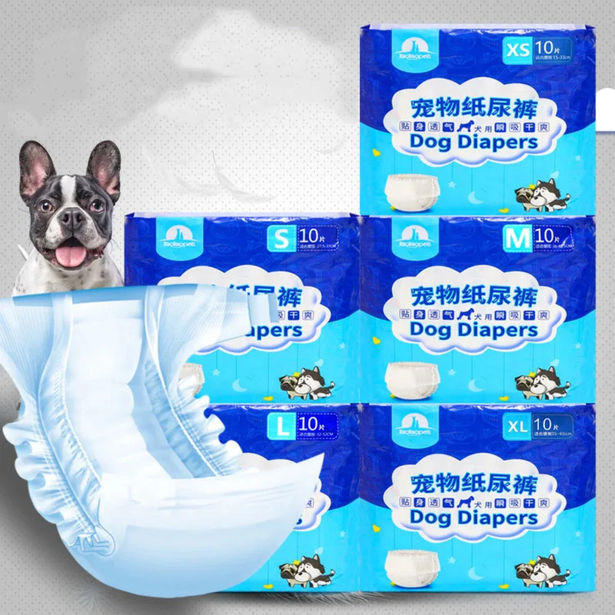 Disposable Breathable Pet Diaper Pants Leakproof Absorbent Protection
