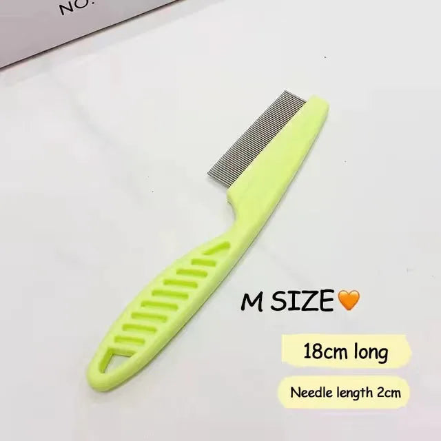Professional Stainless Steel Pet Grooming Comb For Cats And Dogs