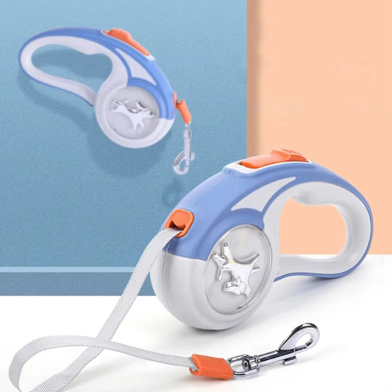 Automatic Extendable Smart Dog Leash With Plastic Body For Puppy